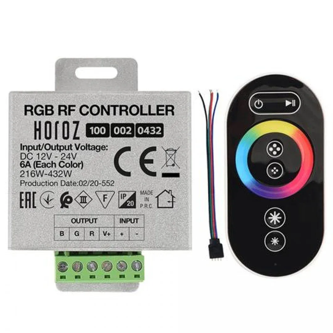 LED RGB RF kontroler 6A 100-002-0432