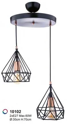 Luster PIRAMIT 2 LI SARKIT 2xE27 OKTAY 10102