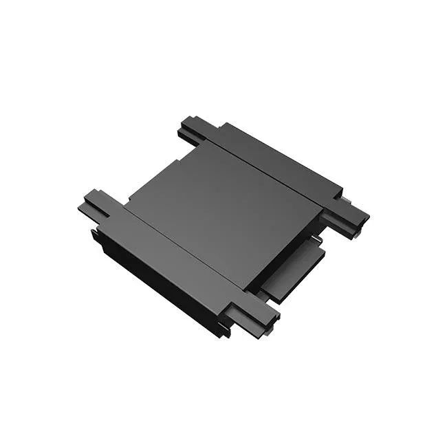 Konektor I za nadgradnu šinu crni 48V Luxo LVT 4840