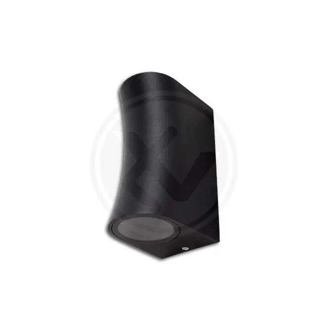 Zidna lampa crna 2 x GU10 Dora LVT 6480