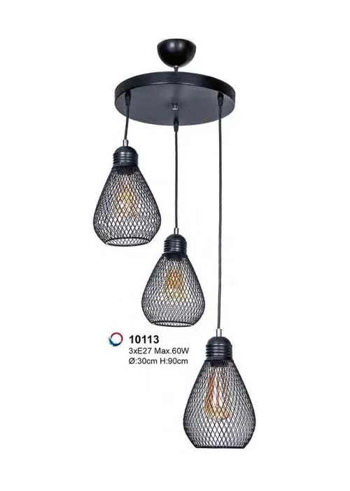 Luster AMPUL 3 LU SARKIT 3xE27 OKTAY 10113