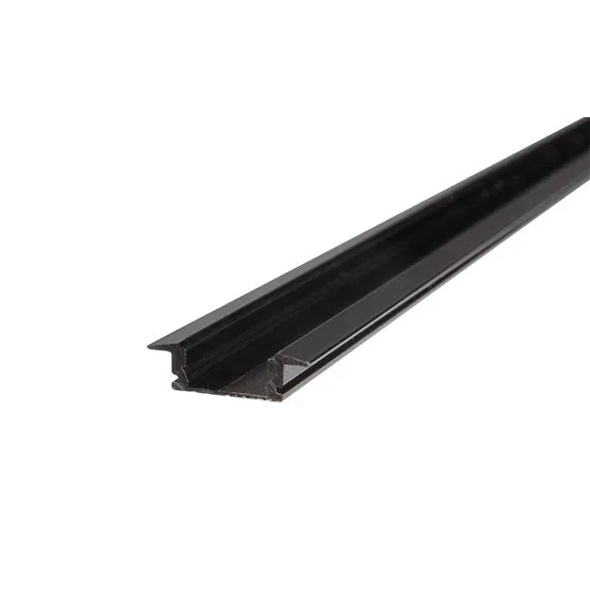 Alu profil za LED traku crni ugradni 2m LVT 0454