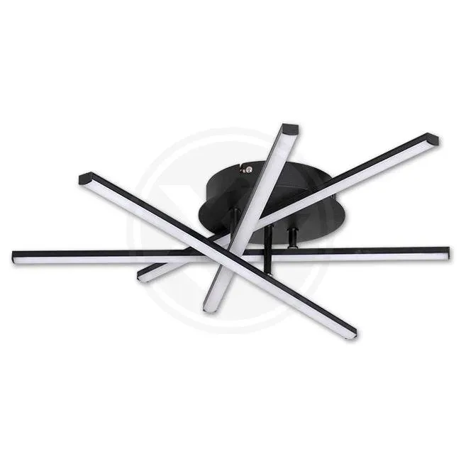 LVT 6129 LED luster crni 35W 4000K 50cm Rivera