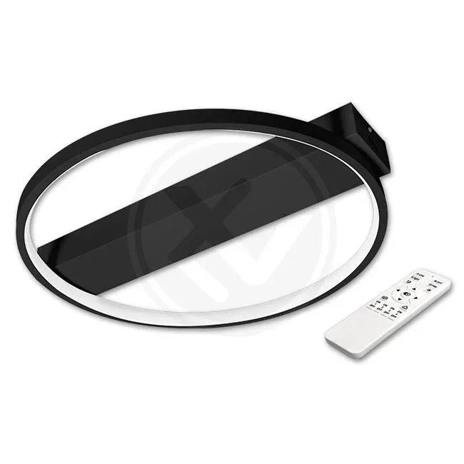 LVT 3805 LED crni luster Polaris 33W 40x6