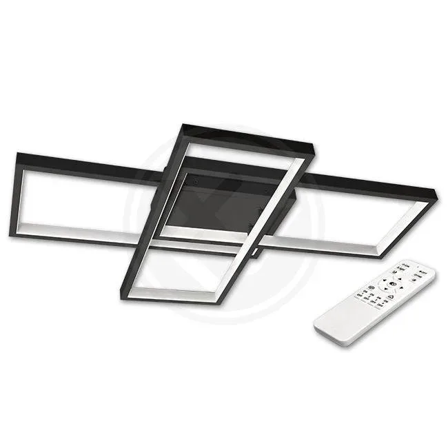 LVT 2455 LED luster crni Orion 72W 56x37x8
