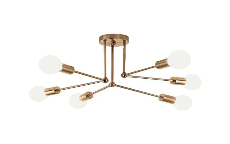 Luster 6xE27 Lorenzo-6 golden 021-025-0006