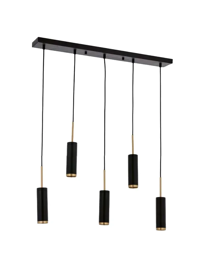 LUSTER OSLO 5 LI SIRALI SARKIT 5xGU10 OKTAY 10715