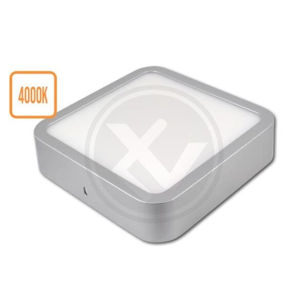 LVT 1516-led panel kvadr.srebr.12w 4000k - Orto