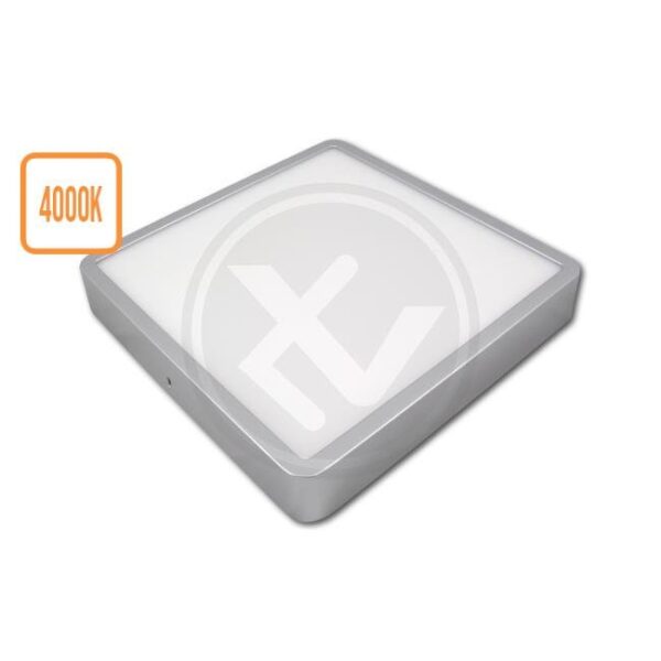 LVT 1596-led panel kvadr.srebr.24w 4000k Orto
