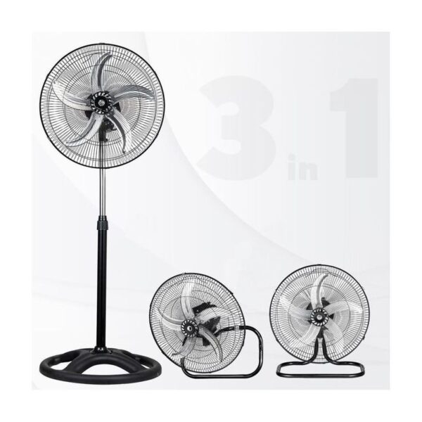 Ventilator 3 u 1: podni - stolni - zidni Kumtel KTF-310